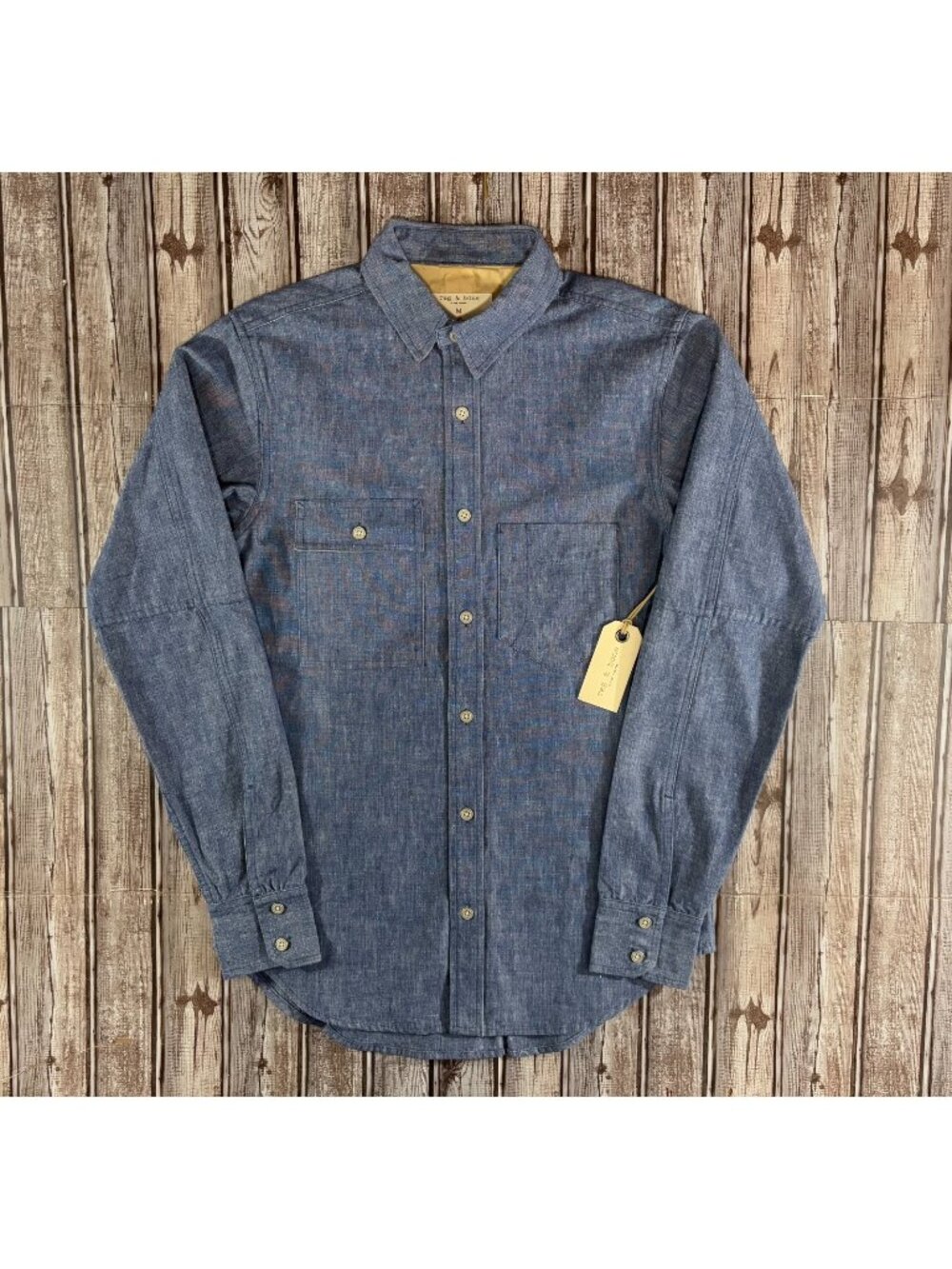 Rag & Bone The Trail Denim Shirt size M color indigo NWT